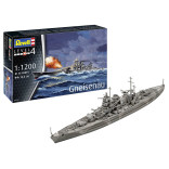 KIT PARA MONTAR REVELL NAVIO DE GUERRA GNEISENAU 1/1200 48 PEÇAS REV 05181